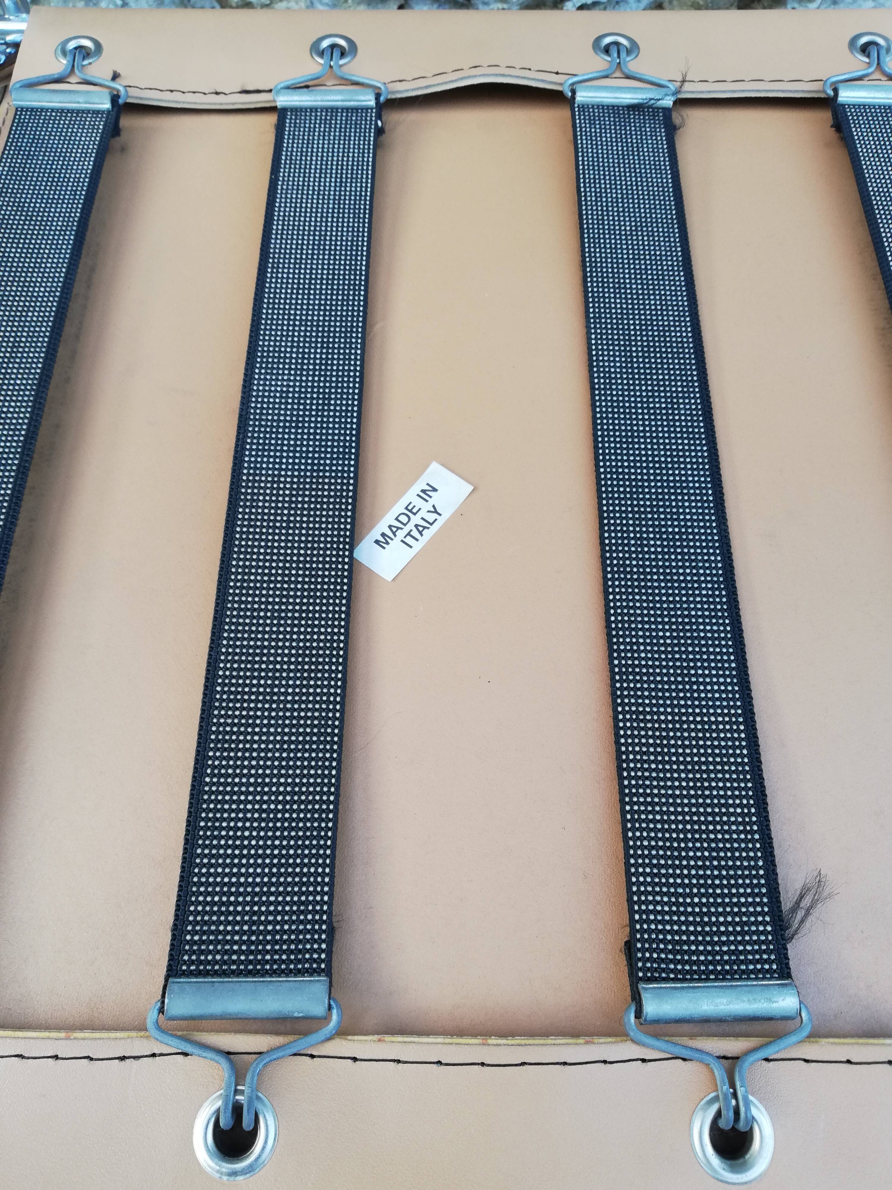 Chrome metal chair upholstered in leather 1970 Giandomenico Belotti