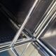 4-Module Bookcase in Chromed Metal and Blue Iron from USM Haller, 1970s