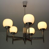 Sciolari chandelier 5 lights 70s