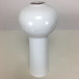 Scandinavian modernist vase, white ceramics