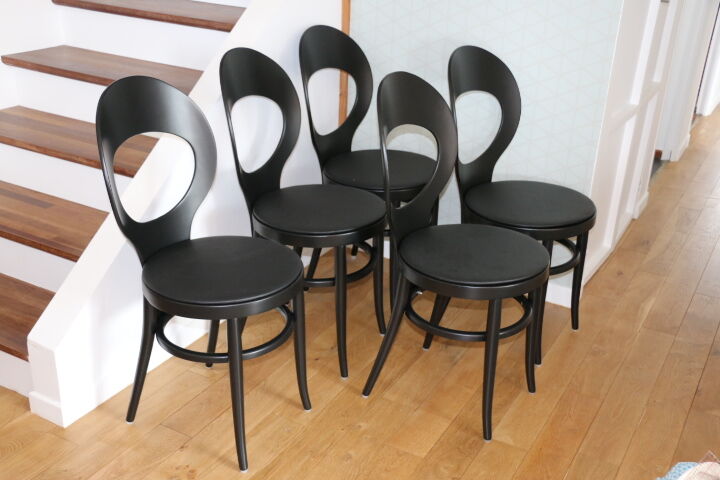 5 chairs baumann black seagull black skaï black