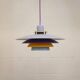Colorful Danish Pendant Lamp by Belid – 1980s
