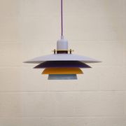 Colorful Danish Pendant Lamp by Belid – 1980s