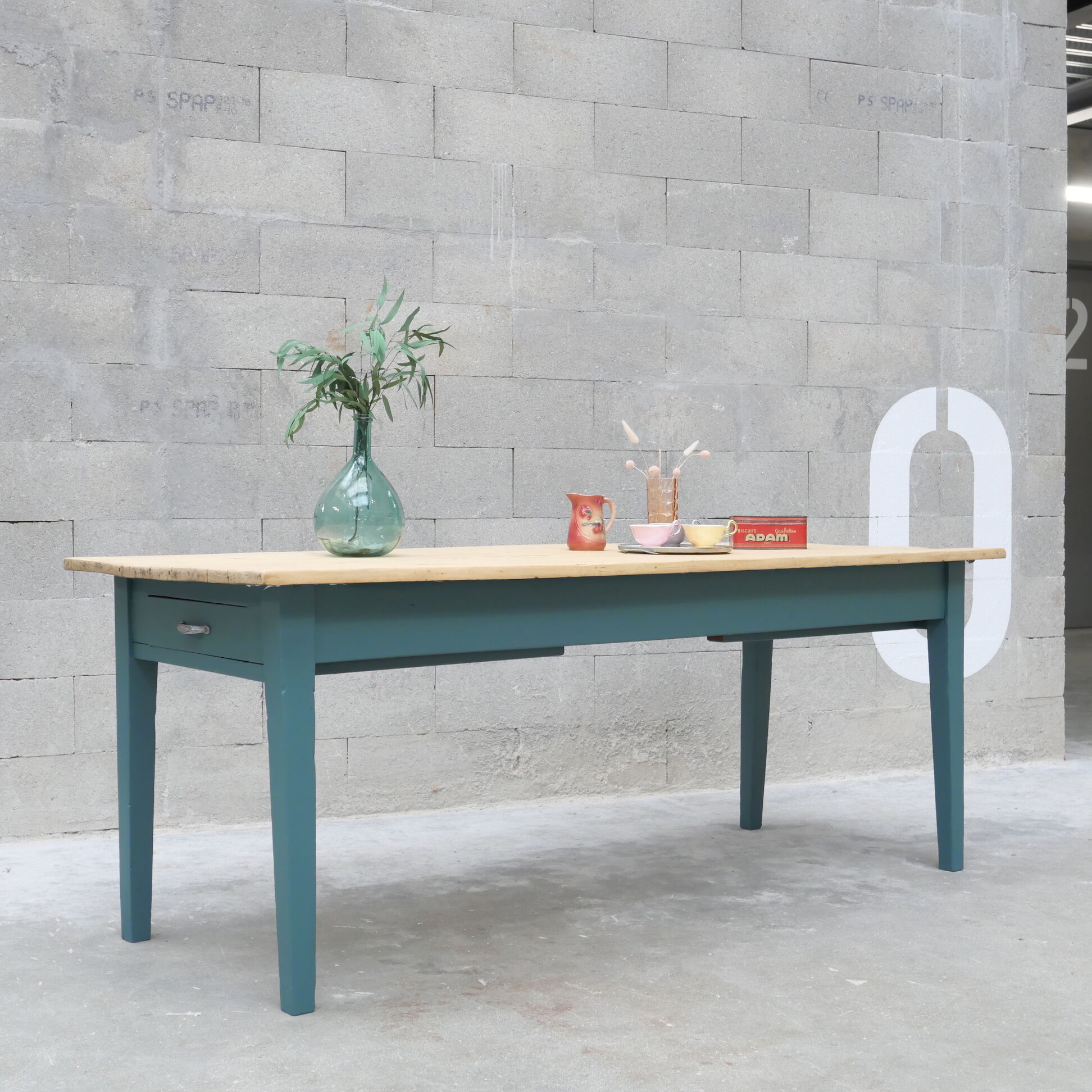 Restored farmhouse table