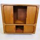 HiFi Highboard with Sliding Doors Sideboard Teak by Dyrlund, 1960s
