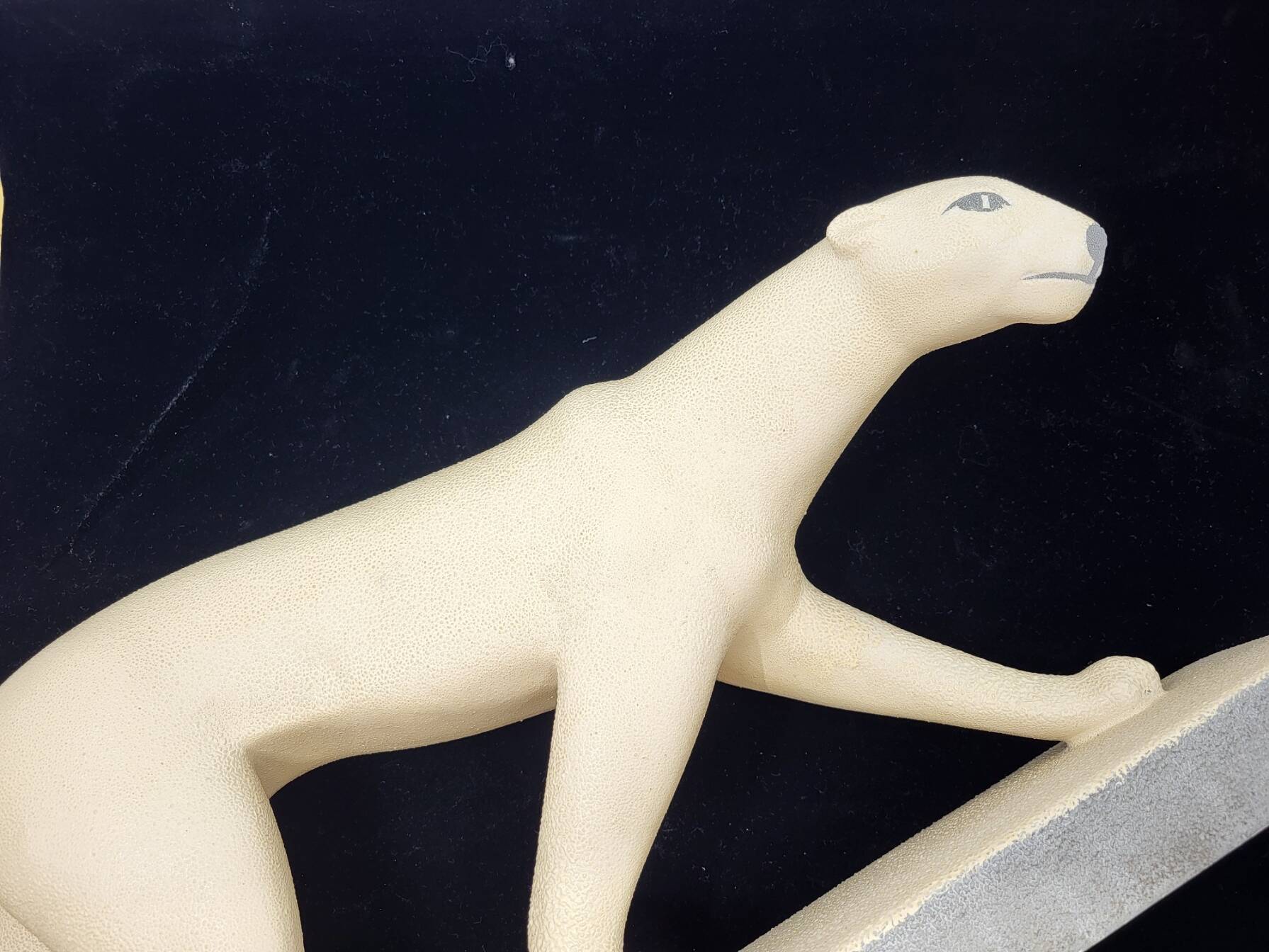 Saint Radegonde Panther in ceramic Art Deco France 1935