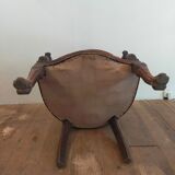 1920 sculpted office armchair with griffon head