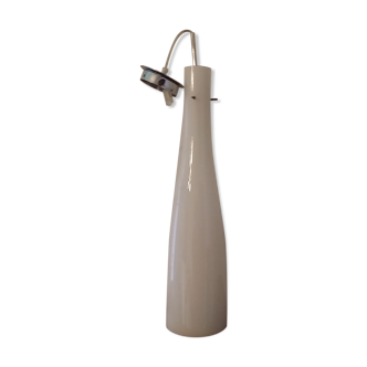 Scandinavian white glass hanging lamp
