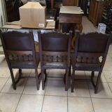 Lot of 6 chairs Henri II