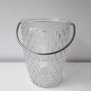 Cut glass ice bucket (vintage)