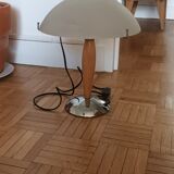 Vintage liner mushroom lamp