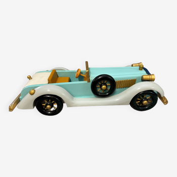 Maquette reproduction voiture ancienne en bois bugatti citroën mercedes roll royce