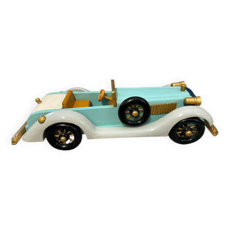 Model reproduction vintage car in wood bugatti citroën mercedes roll royce