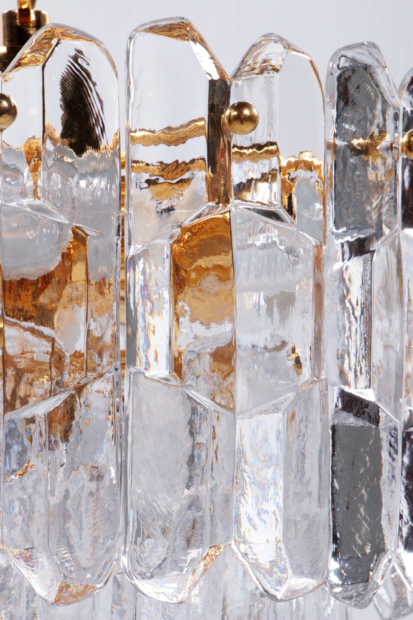 Regency style hanging lamp made of Murano glass by Kalmar, 1960 Austria