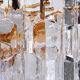 Regency style hanging lamp made of Murano glass by Kalmar, 1960 Austria