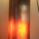 Amber and opaline lamp