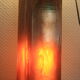 Lampe ambre et opaline
