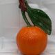 Beautiful Vintage Ceramic Orange-Shaped Carafe