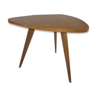 Vintage coffee table with compass feet