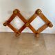 Wooden coat rack