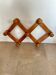 Wooden coat rack