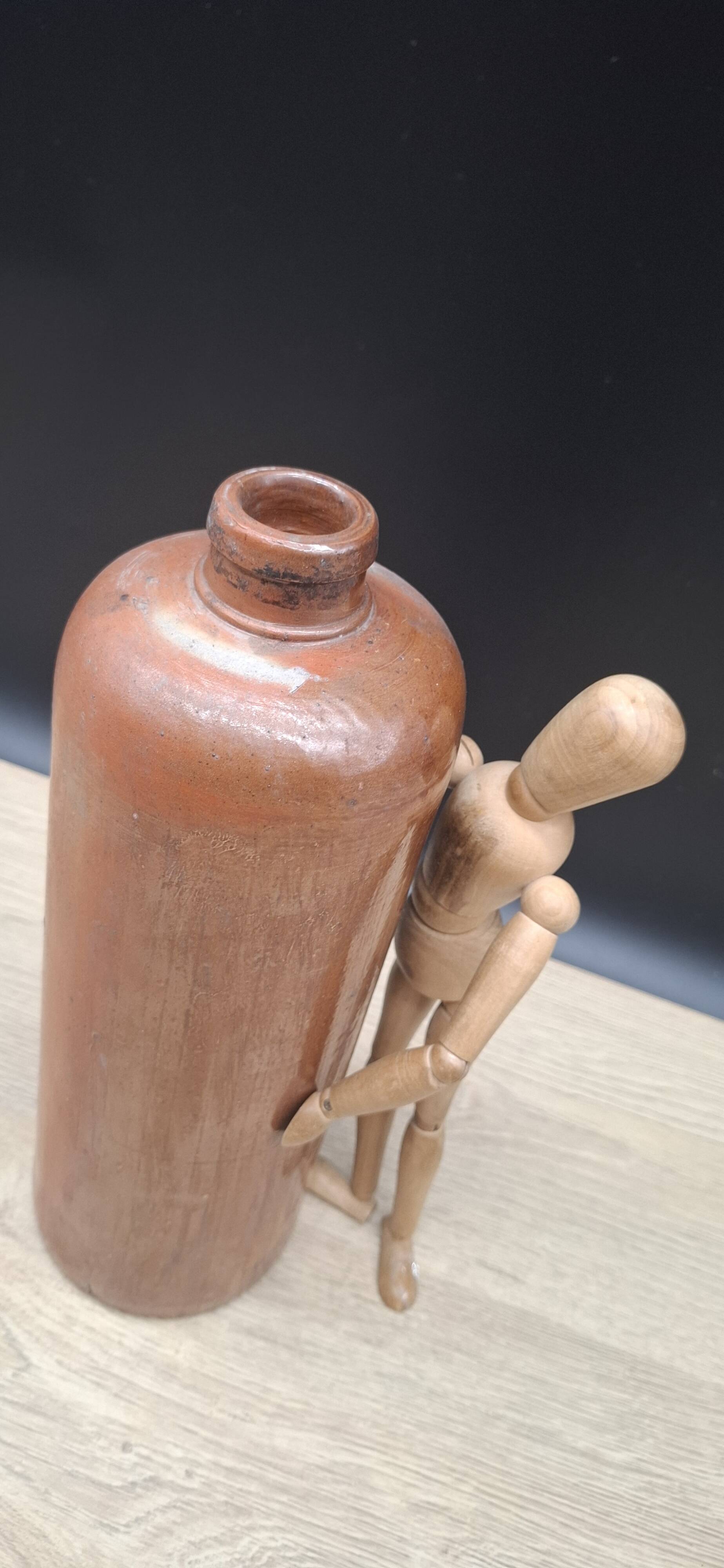 Grande bouteille en grès 2L