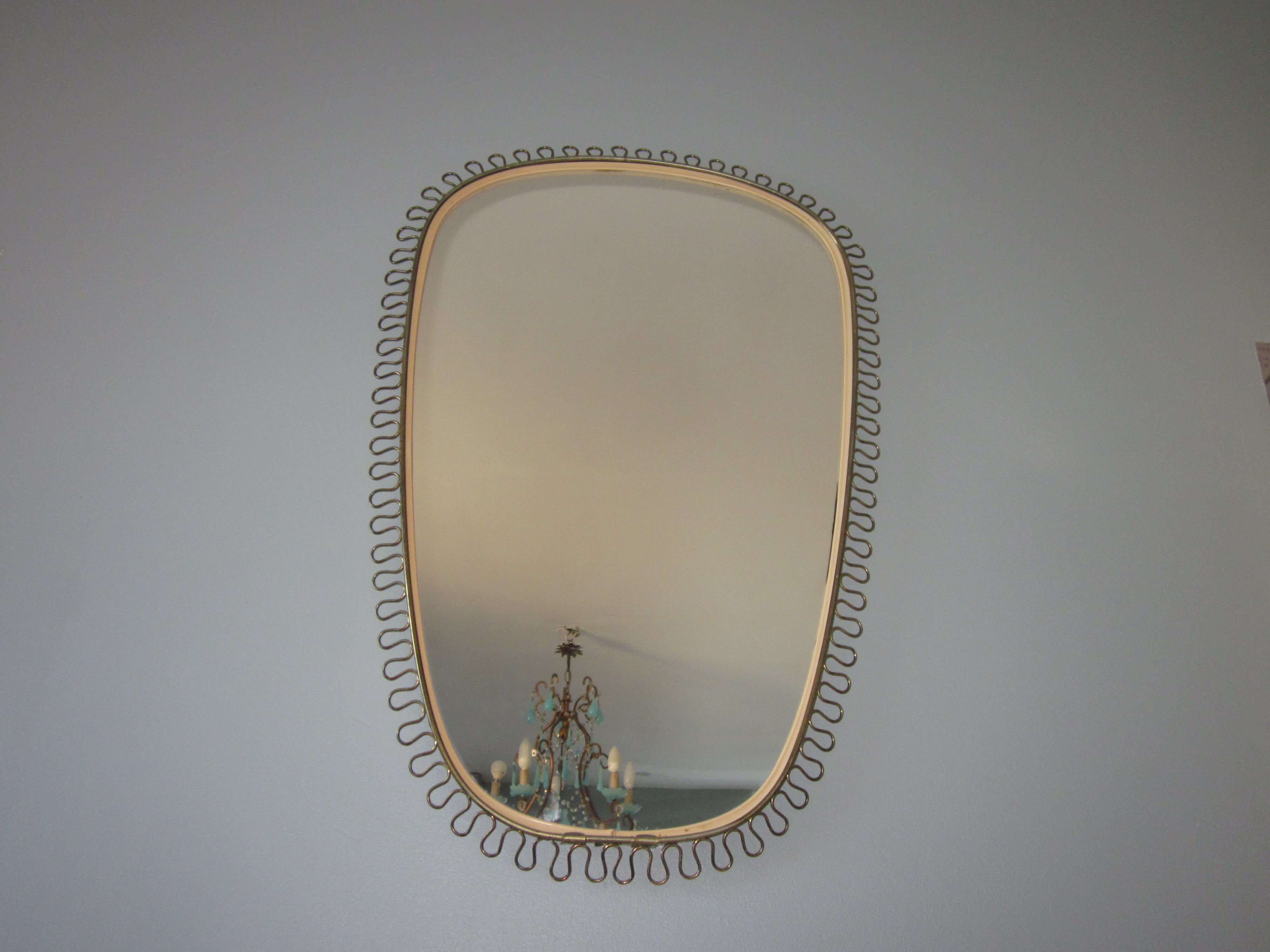 Free-form mirror years 50 design Josef Frank
