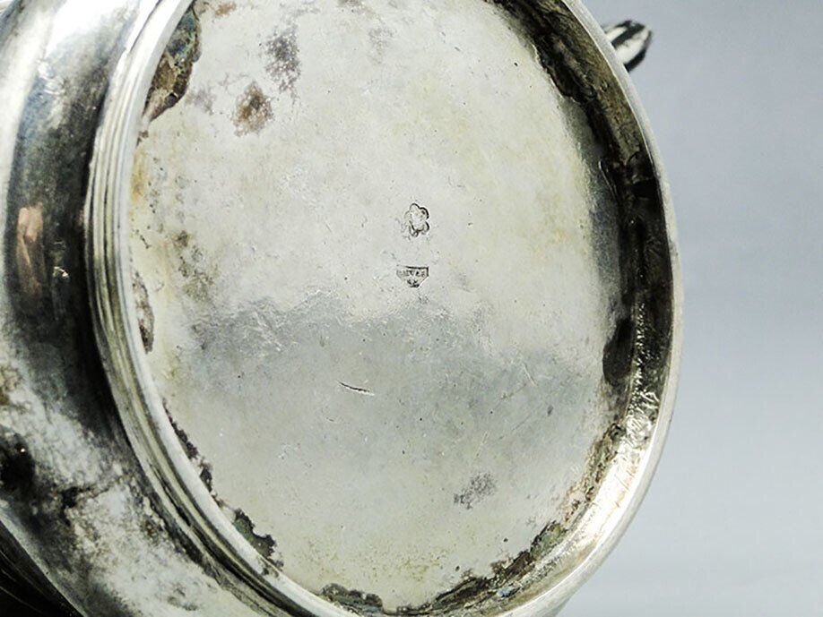 Biedermeier silver sugar bowl, Austria, 19th century