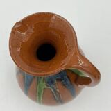 Set of 4 Flemish art nouveau stoneware