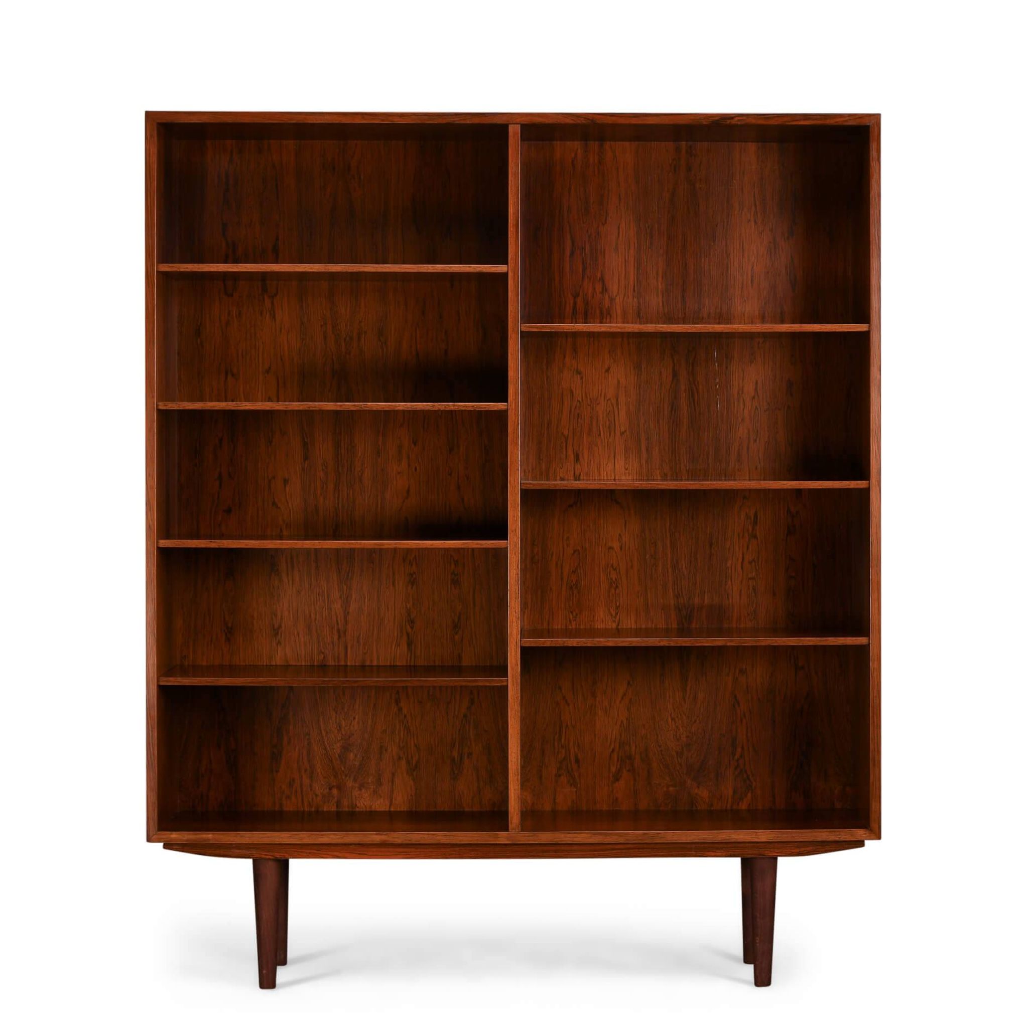 Model 6 Rosewood Bookcase by Gunni Omann for Omann Jun Mobelfabrik, 1960s