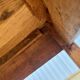Oversized Vintage Oak Coffee Table with Two Drawers