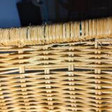Wicker folding chair