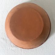Saladier en terre cuite à décor de fleurs