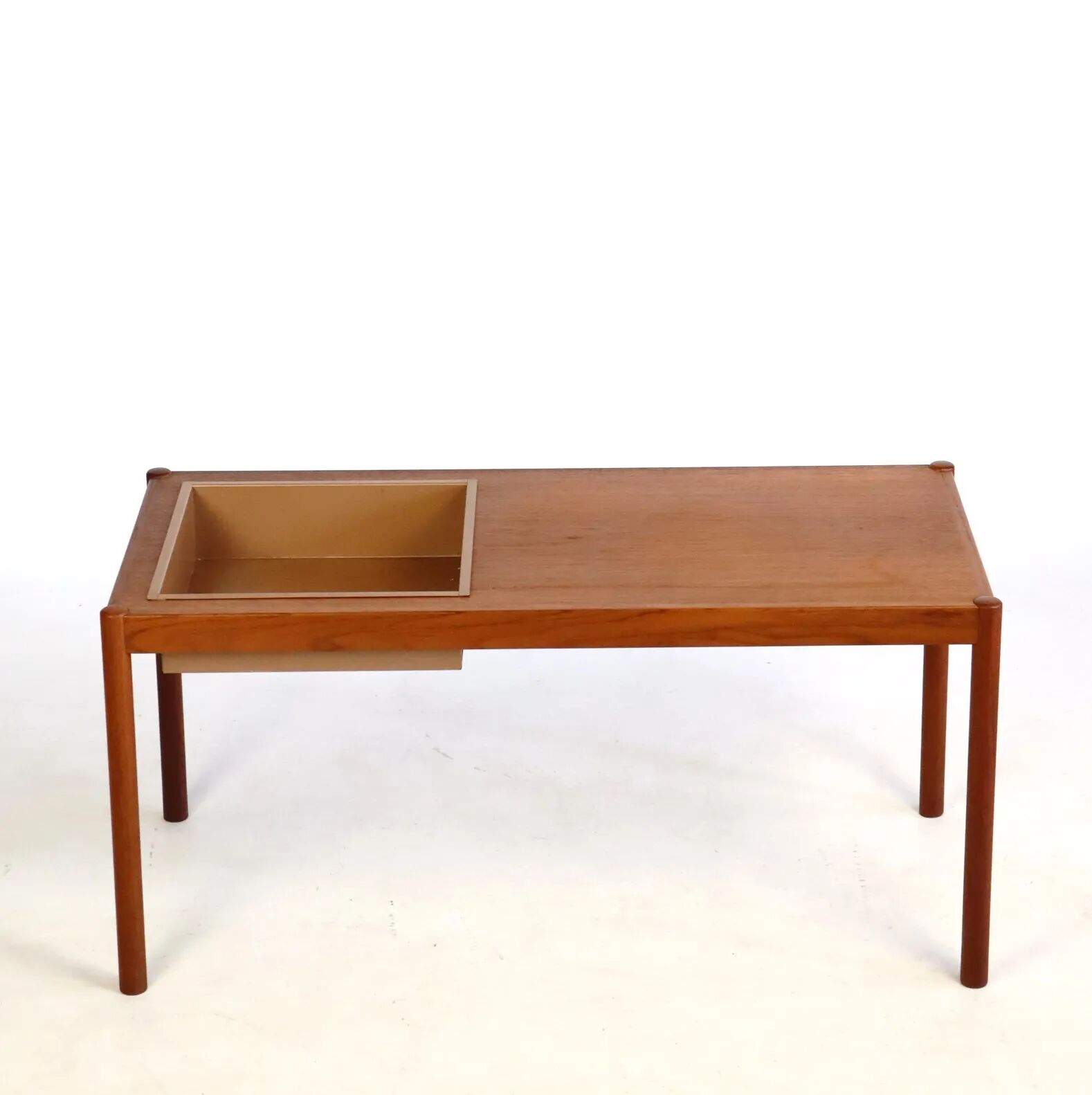 Table en teck « jardinière » années 60