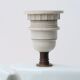Freeform porcelain lamp from Virebent, 70s
