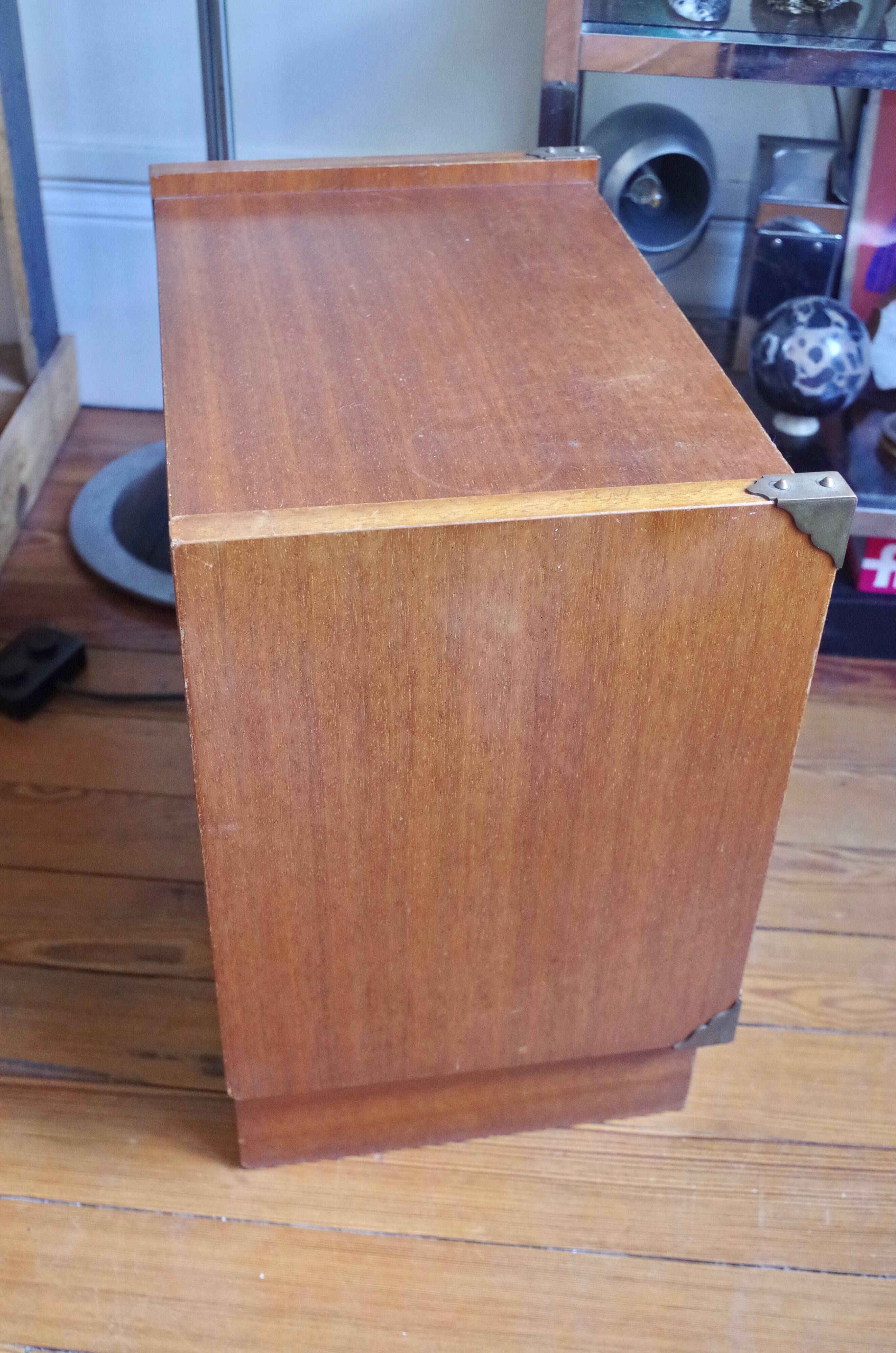 Vintage boat marine bedside table 70's