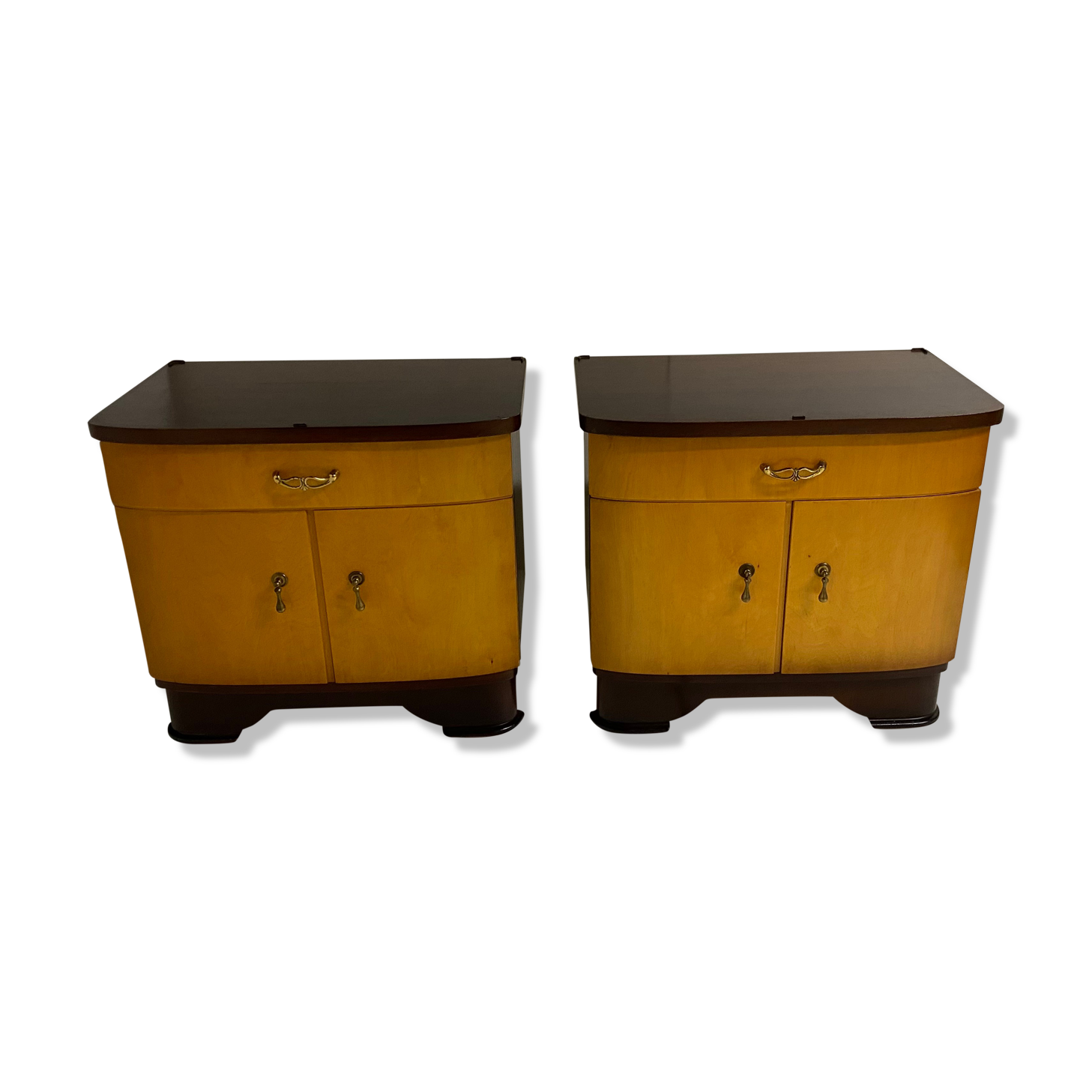 Pair of bedside table art deco