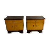 Pair of bedside table art deco