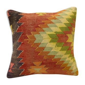 50x50 cm kilim cushion,vintage cushion cover