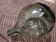 Little lady Jeanne old green smoked glass