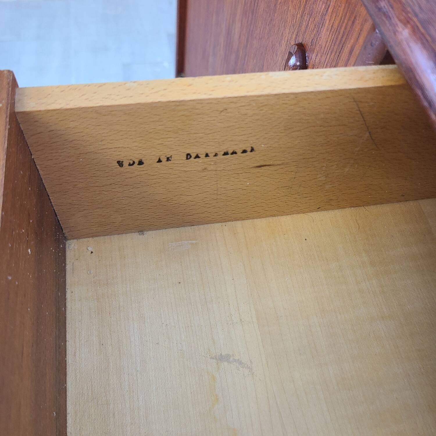 Vintage Danish teak enfilade from the 1960s.