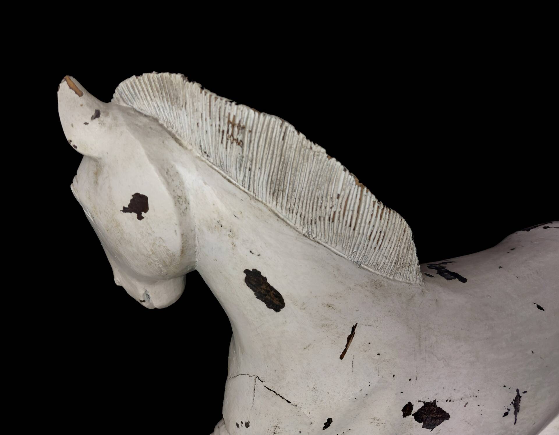 Carved wooden horse – Folk Art