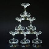 Villeroy & Boch Set of Lucretia 1970s liqueur glasses  Villeroy & Boch Lucretia liqueur set