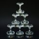 Villeroy & Boch Set of Lucretia 1970s liqueur glasses  Villeroy & Boch Lucretia liqueur set