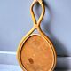 1960s rattan drop mirror