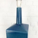 Le Klint Floor Lamp Model No. 357 in blue ceramic, glazed stoneware, Denmark