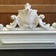 Fronton patine shabby chic gustavien 85,5 cm