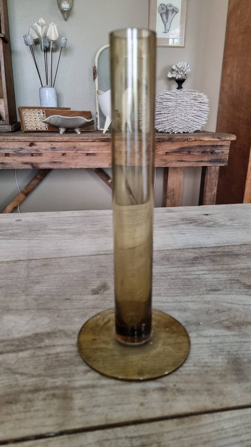 Smoked glass soliflore