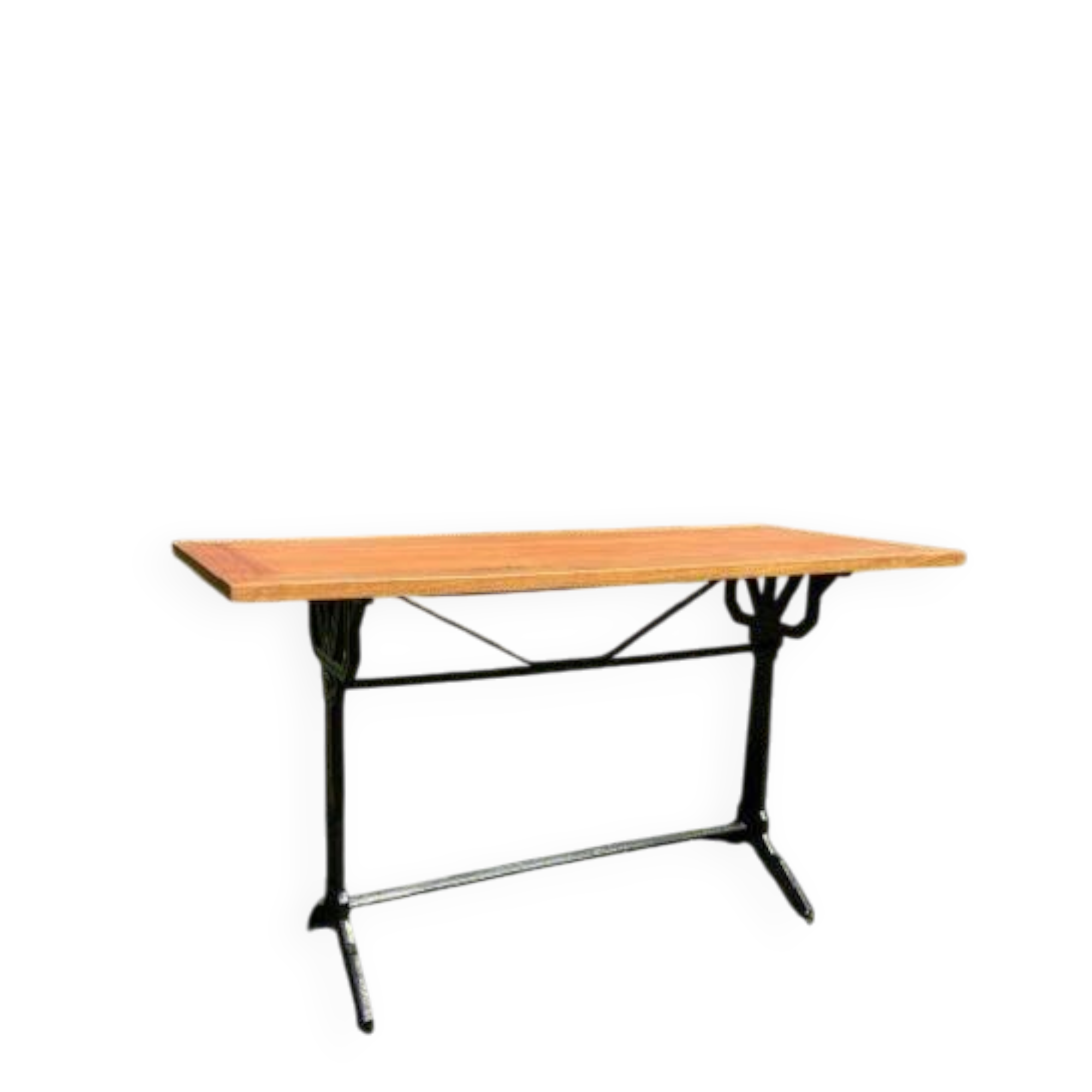 Vintage wooden bistro table
