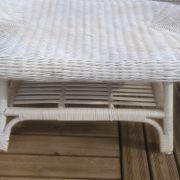 Vintage peacock rattan garden furniture